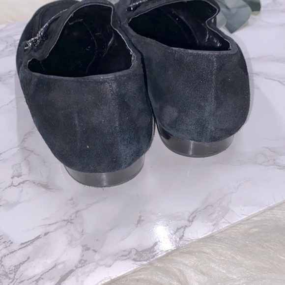 Donald J Pliner black suede loafers size 7M - Picture 6 of 9